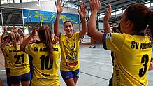 Strahlende Gesichter, wie hier beim Heimspiel gegen Nellingen, gab es beim SV Allensbach auch nach dem Auswärtsspiel beim Aufsteiger TSV ...