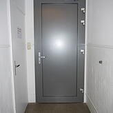 Die Tür im Singener Frauenhaus wurde zuletzt verstärkt.
