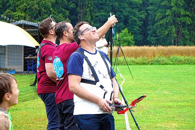 Der drittplatzierte Hg Siegenthaler aus Zürich nennt die Organisation der WM in Heudorf „einfach nur Weltklasse.“