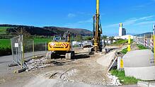 Die Baustelle ist für die Behandlung von Regenwasser von der Autobahn. Sie ist jedoch nicht der Grund für die Schließung des ...
