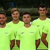 Neue Gesichte beim SV Buch: Trainer Michael Hägele (links) setzt große Hoffnungen in (weiter von links) Mario Winkler, Nico Schulz, ...