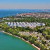 Der größte Anbieter am Bodensee: Campingplatz Gohren bei Kressbronn.
