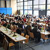 Die Andelsbachhalle in Denkingen ist seit vielen Jahren Veranstaltungsort für das Erntedankfest des Verbands landwirtschaftlicher ...
