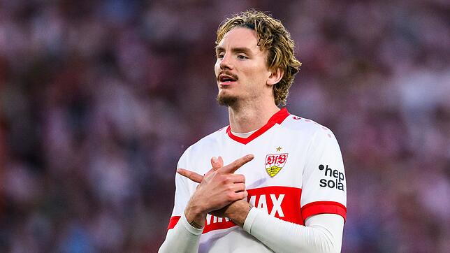 Stürmer Nick Woltemade vom VfB Stuttgart wird vom FC Bayern umworben.