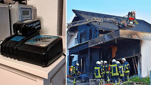 Vor allem beim Aufladen können Akkus gefährlich werden. Kommt es zum Defekt, bilden sich schnell Flammen, die um sich greifen. Daher ...