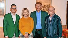 Neu- und wiedergewählte Vorstandsmitglieder (von links): der neue Vorsitzende Bürgermeister Heiko Wehrle, Kassenprüferin Susanne ...