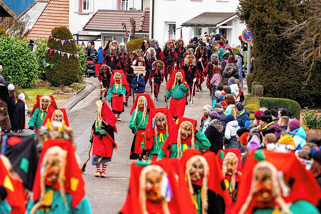 Bild 6: Grenzsteintreffen Brigachtal: So schön war‘s beim Umzug durch Kirchdorf – Teil 1
