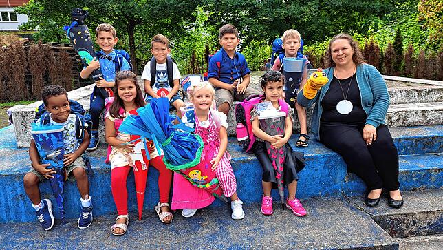 8 Kinder sind in die Grundschulförderklasse der Weihermattenschule in Bad Säckingen eingeschult worden. Klassenlehrerin ist Jessica Meier.