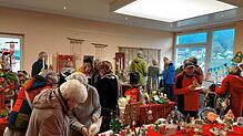 Wenn die Dorfgemeinschaft Storzingen zum traditionellen Weihnachtsmarkt einlädt, ist in und um das Gemeindehaus Weckenstein einiges ...