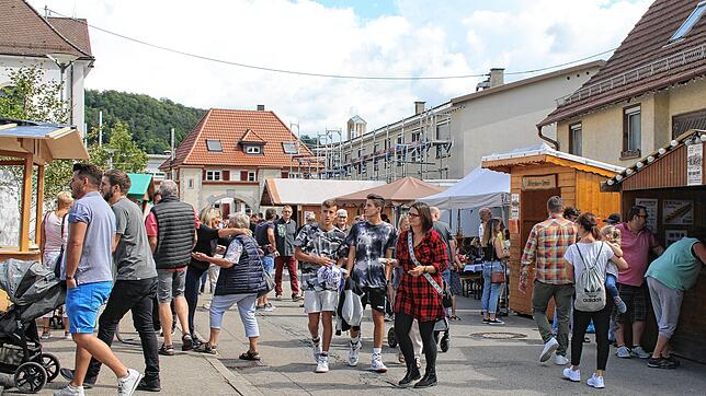 Ein Bummel durch die Reihen der Festhäuschen beim Immendinger Schlossfest lohnt sich am Wochenende allemal. Archivbilder: Jutta Freudig