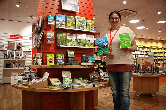 Nathalie Schwind von der Donaueschinger Buchhandlung Osiander an der Karlstraße.