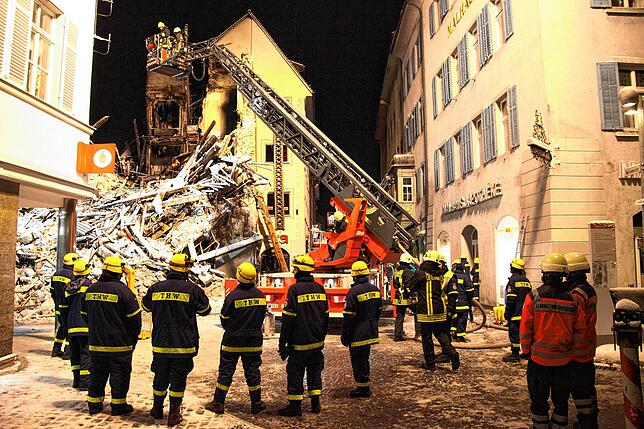 Bild 10: Der Altstadtbrand von 2010: Diese Bilder bleiben vielen Konstanzern im Gedächtnis