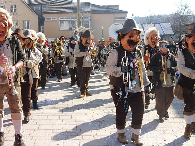 Bild 28: Fasnet-Sunntig-Umzug 2025 in Hilzingen: Farbenfrohes Treiben