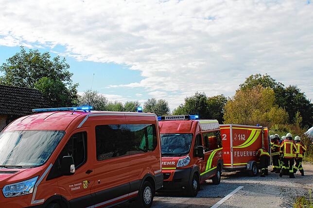 Bild 5: Jahreshauptübung der Feuerwehrabteilungen Wahlwies und Espasingen
