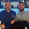 Zweiter Neuzugang: Francesco Falanga, Sportlicher Leiter beim Bezirksliga-Meister FC Wittlingen, freut sich auf den erfahrenen Arjanit ...