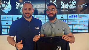 Zweiter Neuzugang: Francesco Falanga, Sportlicher Leiter beim Bezirksliga-Meister FC Wittlingen, freut sich auf den erfahrenen Arjanit ...