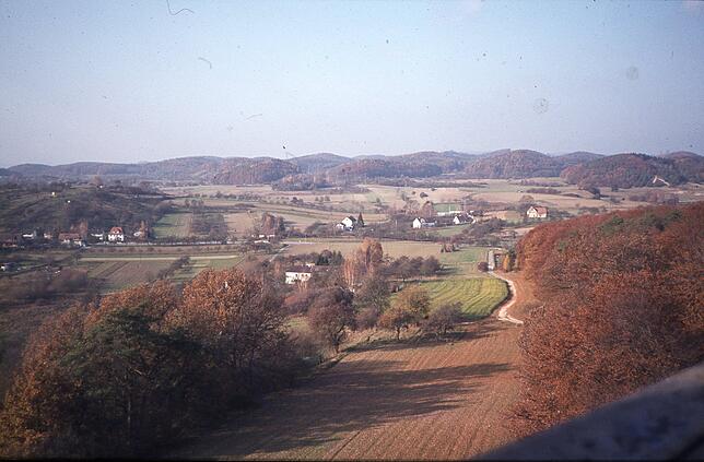 Historische Ansicht: Dieses Bild wurde um 1970 von Hedwig Trummer vom Tabor aus aufgenommen mit Blick in Richtung Hafner-Nord. Viele ...