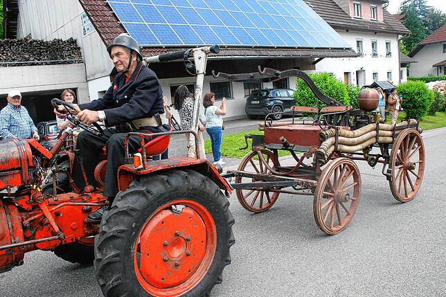 Bild 34: Bilder vom Bezirksmusikfest mit Umzug in Lausheim