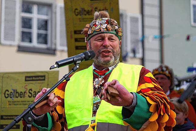 Bild 7: So bunt war der Rathaussturm in Radolfzell