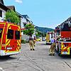 Die Feuerwehr Waldshut war bei einem Balkonbrand an der Albrecht-Rudolf-Straße in Waldshut im Einsatz.