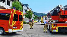 Die Feuerwehr Waldshut war bei einem Balkonbrand an der Albrecht-Rudolf-Straße in Waldshut im Einsatz.