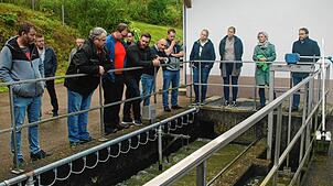 Der Dachsberger Gemeinderat 2024 in der Anlage Niedermühle. Foto: Karin Steinebrunner