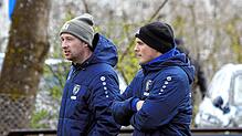 Das Trainerduo der SpVgg F.A.L., Philip Schinn (links) und Sebastian Willibald (rechts), kann sich mit der 2:3 Heimniederlage gegen den ...