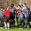 Jubel beim Spitzenreiter nach dem 1:0-Erfolg gegen den FC Bräunlingen.