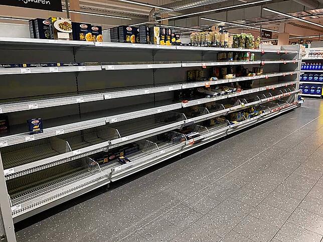 Bild 1: Hamsterkäufe bringen Bedürftige in Not: Den Tafeln im Landkreis gehen die Lebensmittel aus
