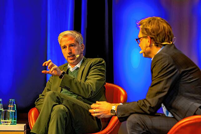 Tübingens Oberbürgermeister spricht beim VS-Forum in Villingen mit SÜDKURIER-Chefredakteur Stefan Lutz.