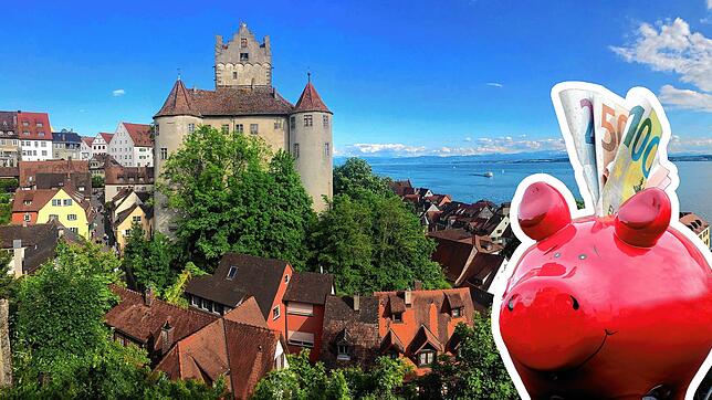 Die Meersburg, das Wahrzeichen der Stadt Meersburg. Für die Gemeinde hat der Bürgermeister kürzlich eine Haushaltssperre verhängt.