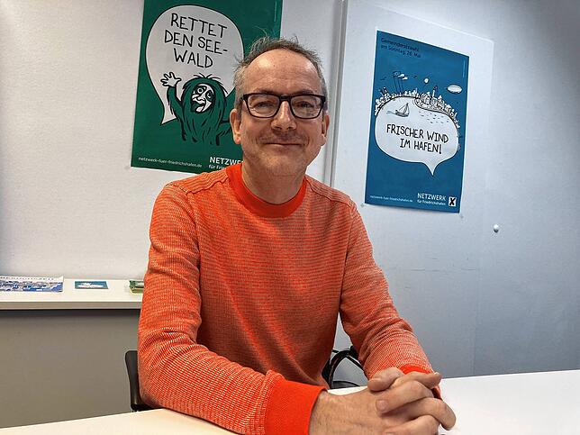 Philipp Fuhrmann ist Stadtrat beim Netzwerk für Friedrichshafen.