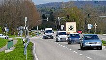 Auch die Situation auf der B34 bei Karsau wurde bei der Vorstellung des Lärmaktionsplans in Rheinfelden diskutiert. Foto: Verena Pichler