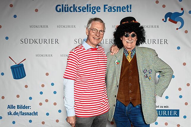 SÜDKURIER Fotowand beim Stockacher Narrengericht 2020