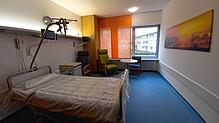 Ein Zimmer auf der Palliativstation 18 im Singener Krankenhaus