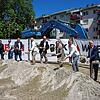 In der Brandenburger Straße entstehen zwei Blöcke mit bezahlbaren Wohnungen. Doch war das einer der letzten Spatenstiche für lange Zeit? ...
