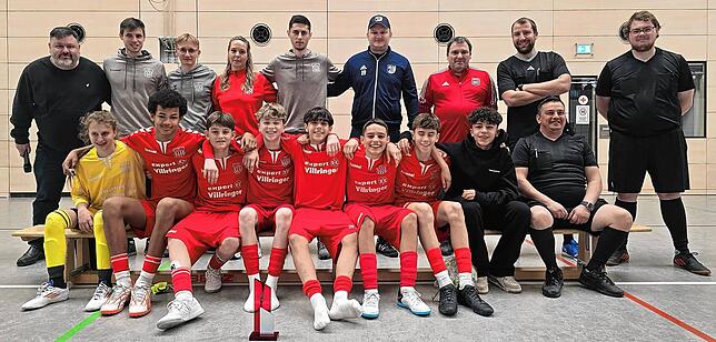 Futsalmeister der C-Junioren: Das 4:1 im Derby gegen den TuS Stetten im letzten Spiel bescherte dem FV Lörrach-Brombach den Sieg beim ...