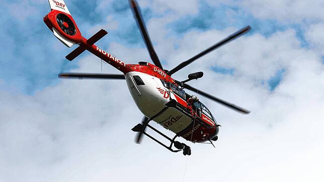 Ein Hubschrauber der DRF Luftrettung. Hier ein Symbolbild.