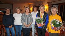 Wechsel im Vorstand der Frauengymnastikgruppe Todtmoos: Das Bild zeigt (von links) die neue Vorsitzende Gisela Bächle, Hannelore ...