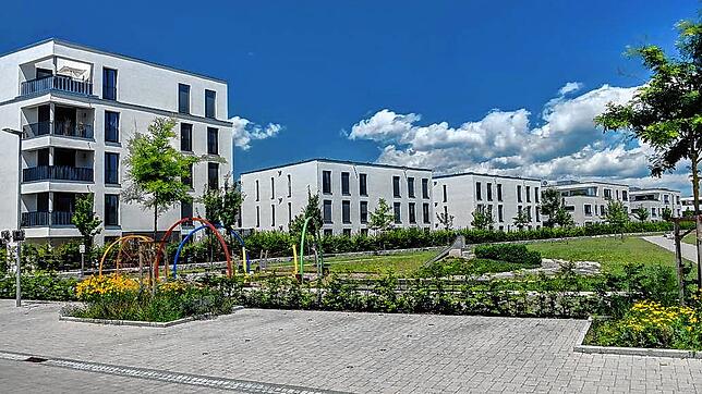 Das neue Wohnquartier „Riedpark“ in Lauchringen bietet rund 220 Wohnungen.