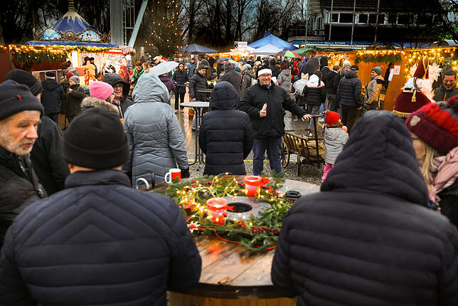 Den Weihnachtsmarkt in Moos gibt es seit 2023. (Archivbild)