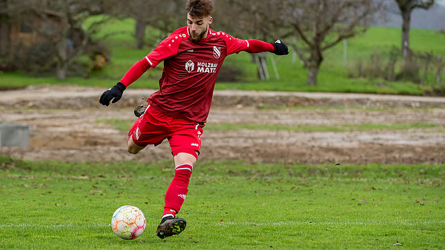 Torgarant: Marvin Sandmann erzielte beim 5:0-Sieg des FC Bergalingen beim SV Stühlingen zwei Treffer.