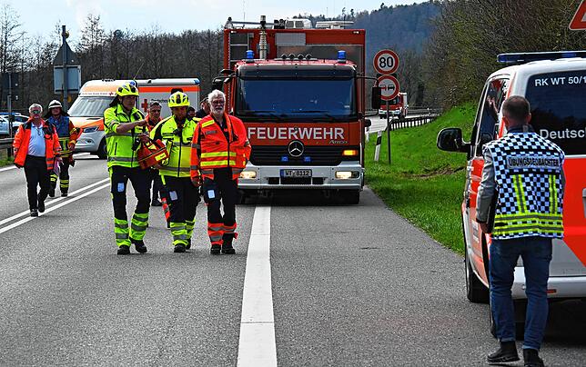 Bild 1: Große Feuerwehrübung in Tiengen – Die besten Bilder