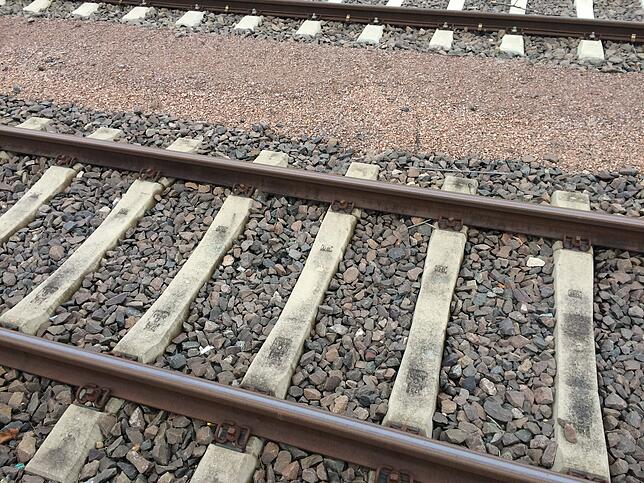 Warten am Bahnsteig bis der nächste Zug kommt, der hoffentlich mehr Platz bietet.