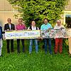 Beim Start des Hilfsprojekts (v.l.): Bürgermeister Benjamin Mors, Reinhard Racke, Jürgen Garschke, Jürgen Probst, Hugo Maier, Thomas ...