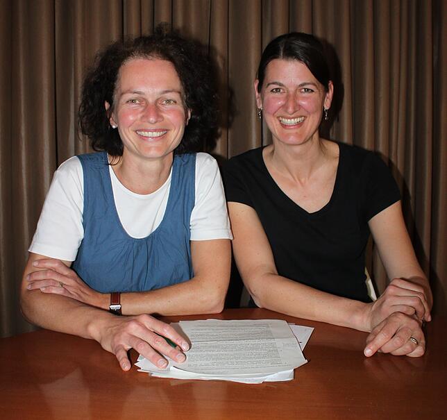 Manuela Gutermann und Jutta Künzner, Elternvertreterinnen des Horts