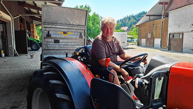 Norbert Steidle betreibt den Biolandhof in Obersiggingen und ist mit seiner Landwirtschaft recht vielseitig aufgestellt.