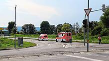Am Freitag, 15. August, kommt es zu einem Unfall auf der Kreuzung Byk-Gulden-Straße/L221. Glücklicherweise gibt es keine Schwerverletzten.