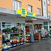Der überfallene Edeka Baur in Konstanz.