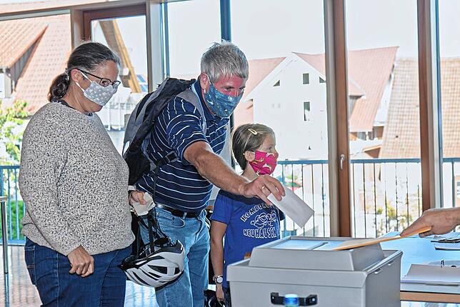 Insgesamt 35,46 Prozent der Neuhausener Wähler machten von ihrem Stimmrecht Gebrauch.